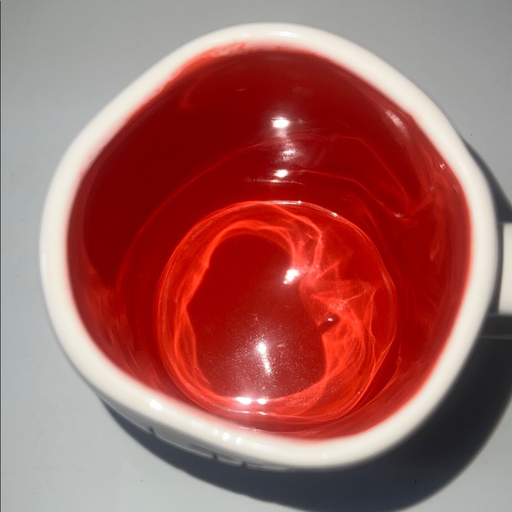Rae Dunn White and Red Coffee Tea Mug - I Teach Tiny Human Artesian Collection - Picture 8 of 8